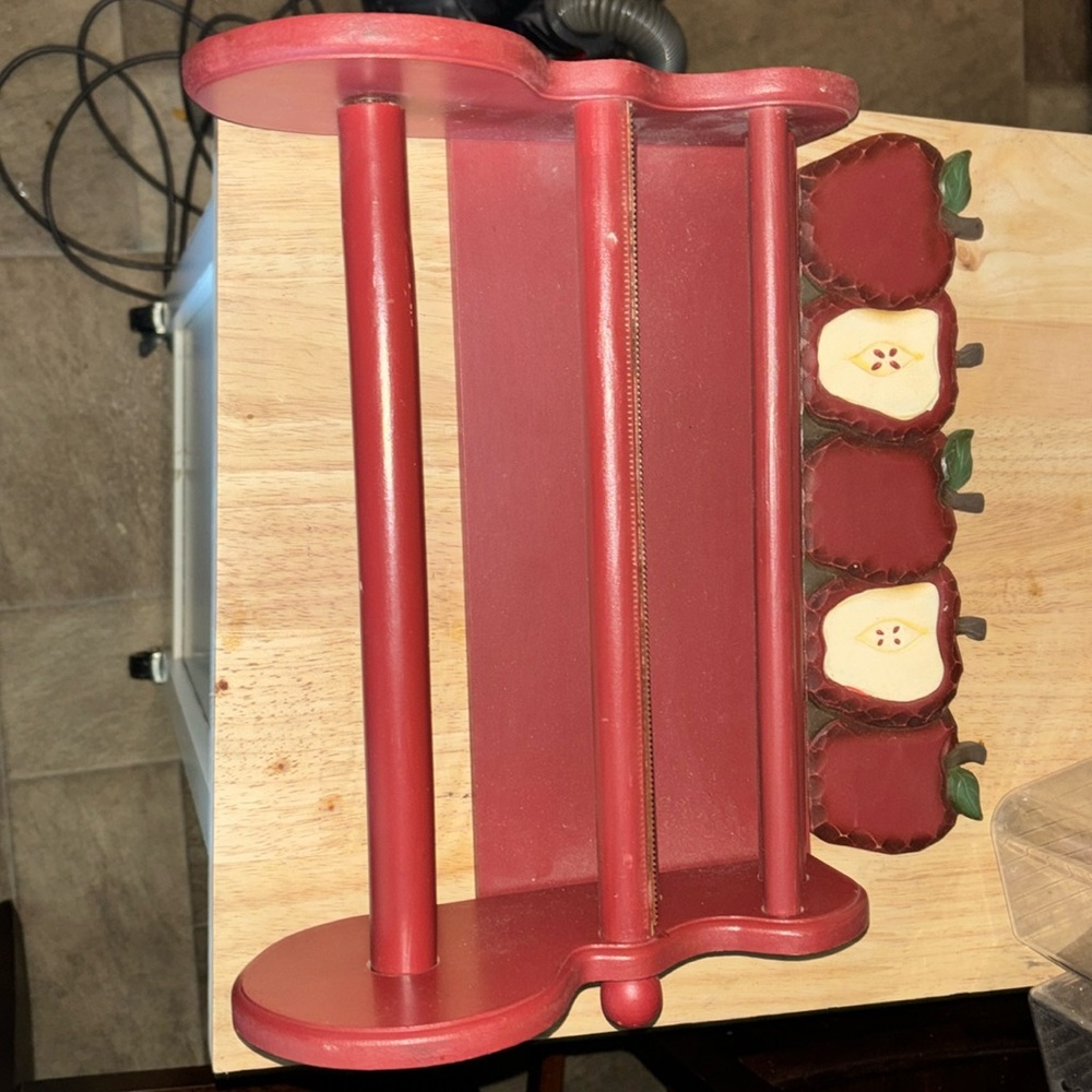 Aluminum foil and paper towel rack